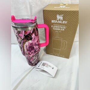 Stanley Quencher H2.O Flowstate Pink Camo Tumbler 40 oz. NWT